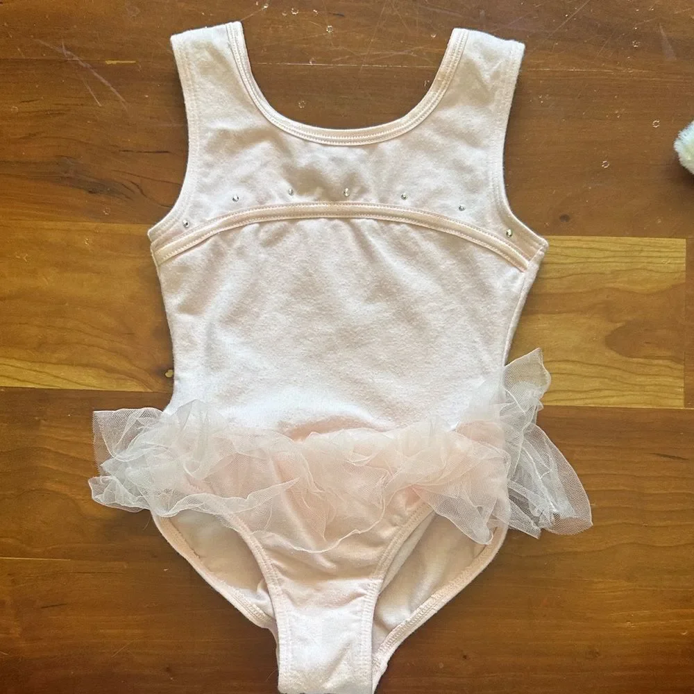 Pink Kids Dance Costume with Tutu